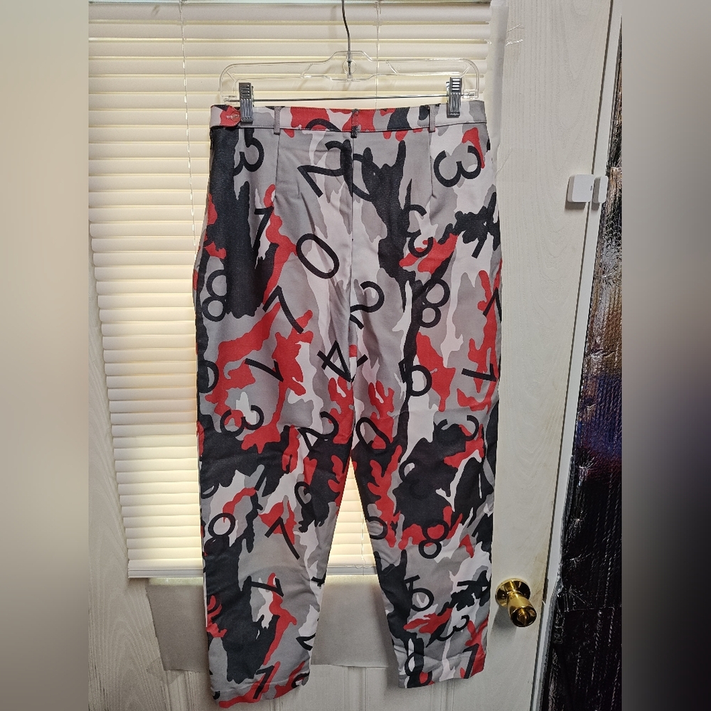 Aegean Camouflage Number Print Pants